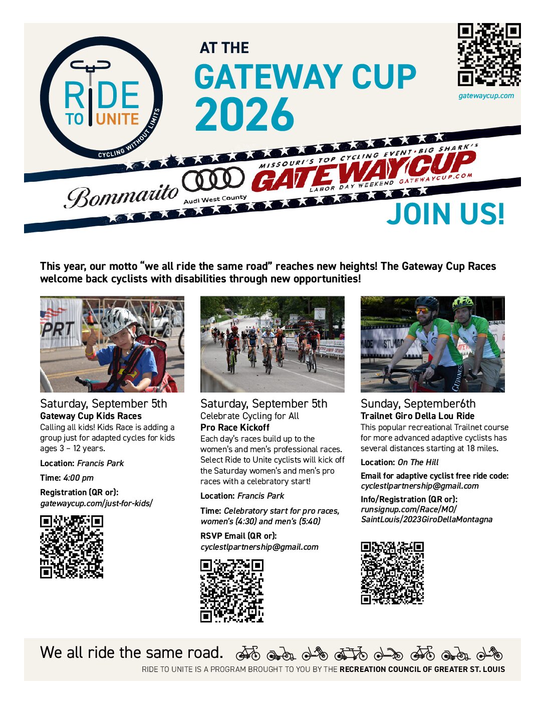 RideToUnite2026_Cup_Flyer Final 3 Events